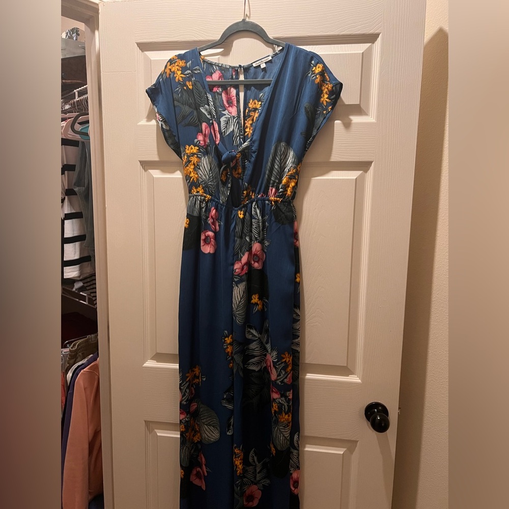 Charlotte Russe floral print jumpsuit. Size small